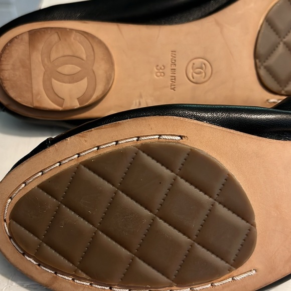 SALE 🎁Chanel leather ballet flats. Excellent condition. Size 38/7.5 USA - Picture 5 of 10